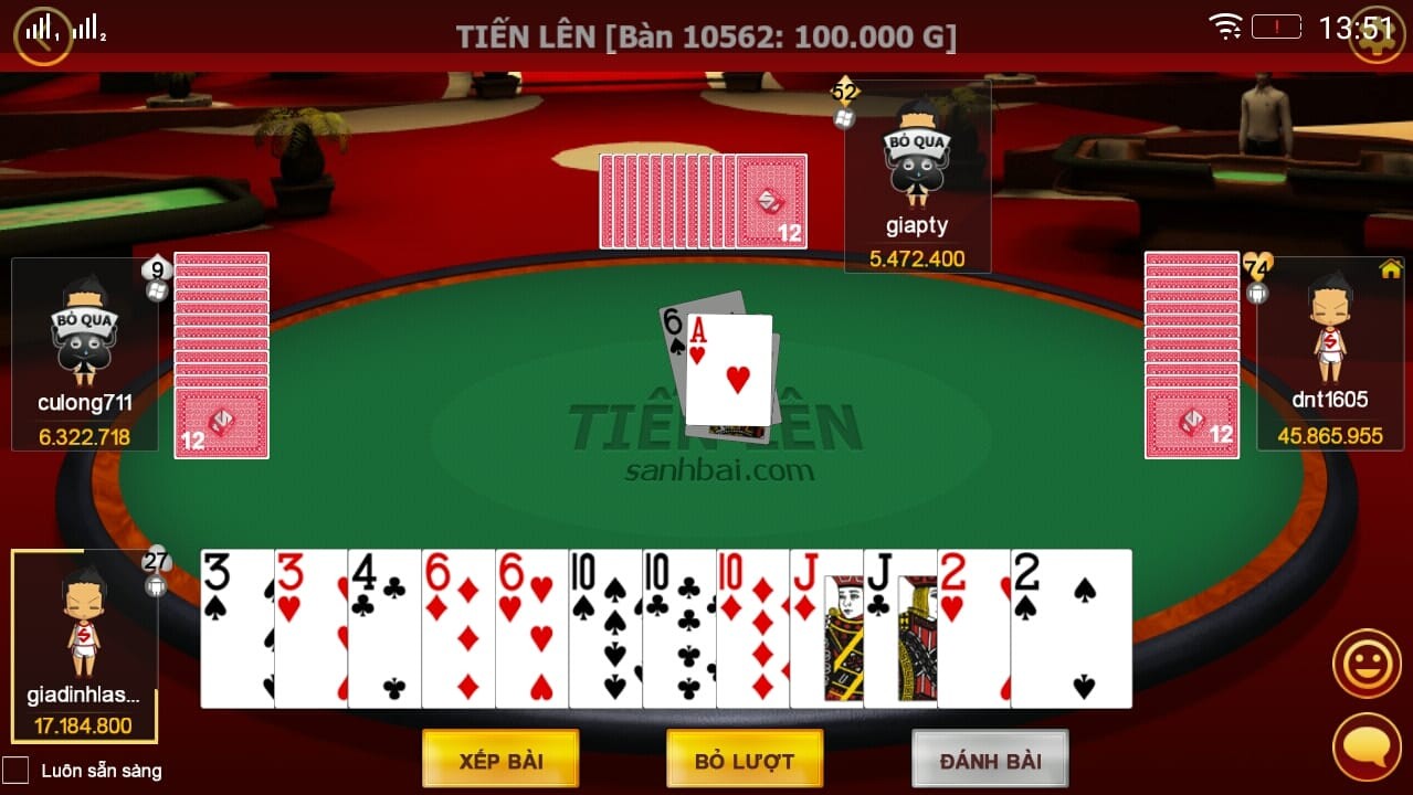 cách chơi poker mậu binh 3